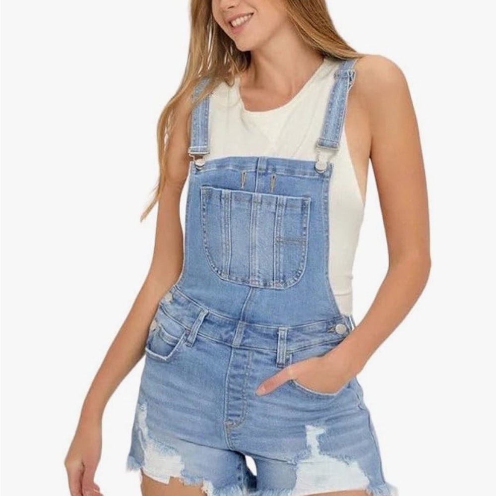 Risen short overalls